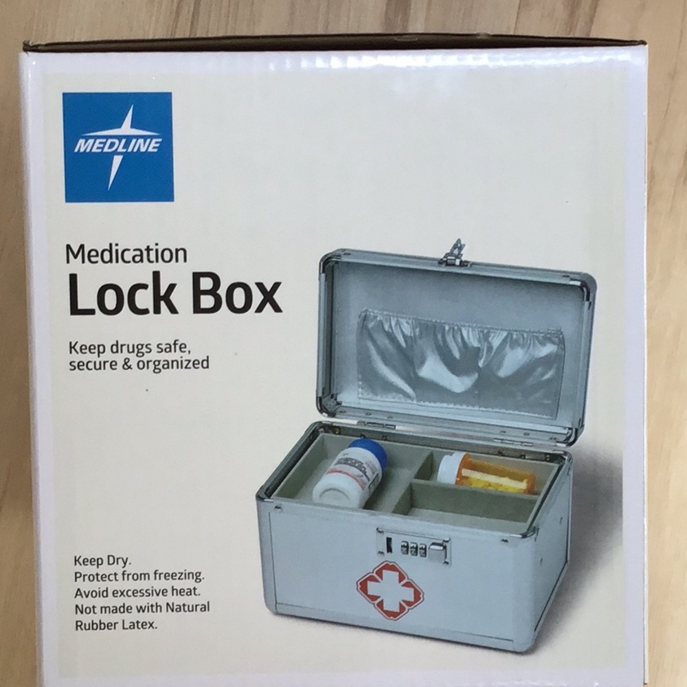 Medline Medication Combination Lock Box NWT - Picture 2 of 6